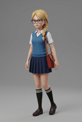 Anime Art - Blondie School Girl - STL File
