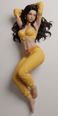Anime Art - Cute Girl on the Floor - STL File