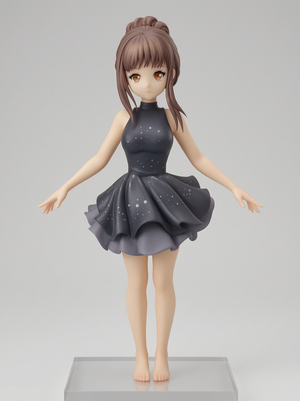 Anime Art - Girl in Flouncy Dress - STL File
