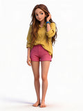 Anime Art - Sexy in Shorts - STL File