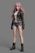 Anime Art - Standing Hot - STL File