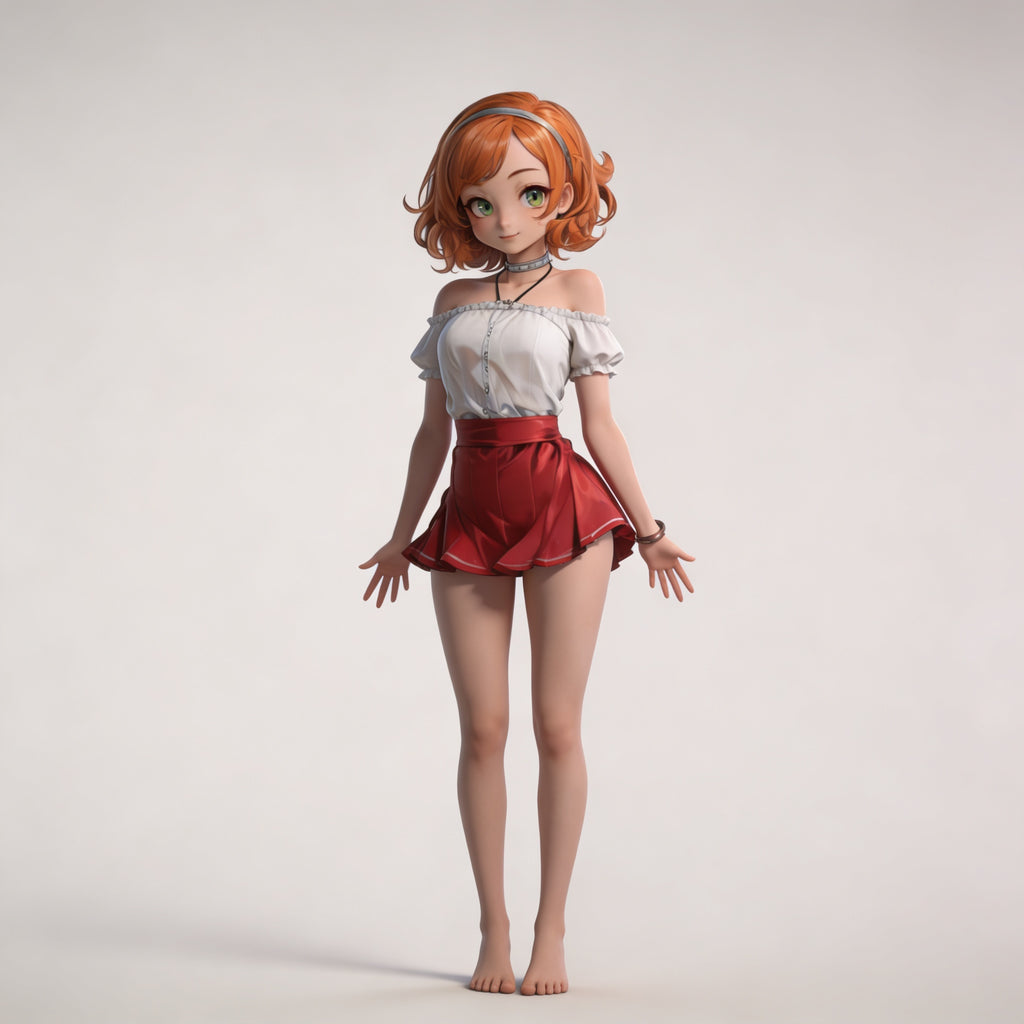 Anime Art - Strawberry Blonde Delight - STL File