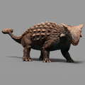 Dinosaur Art - Ankylosaurus - STL File