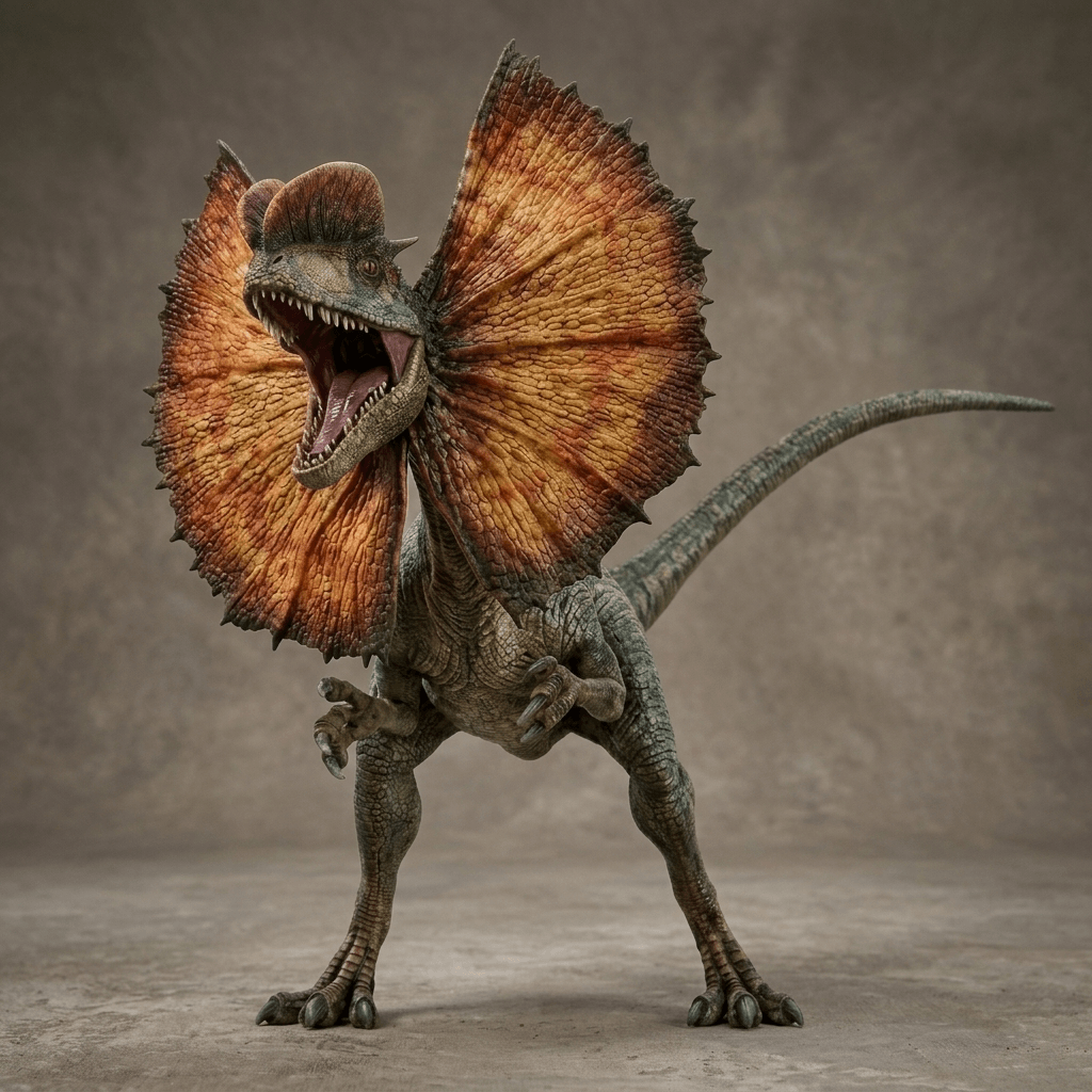 Dinosaur Art - Dilophosaurus - STL File