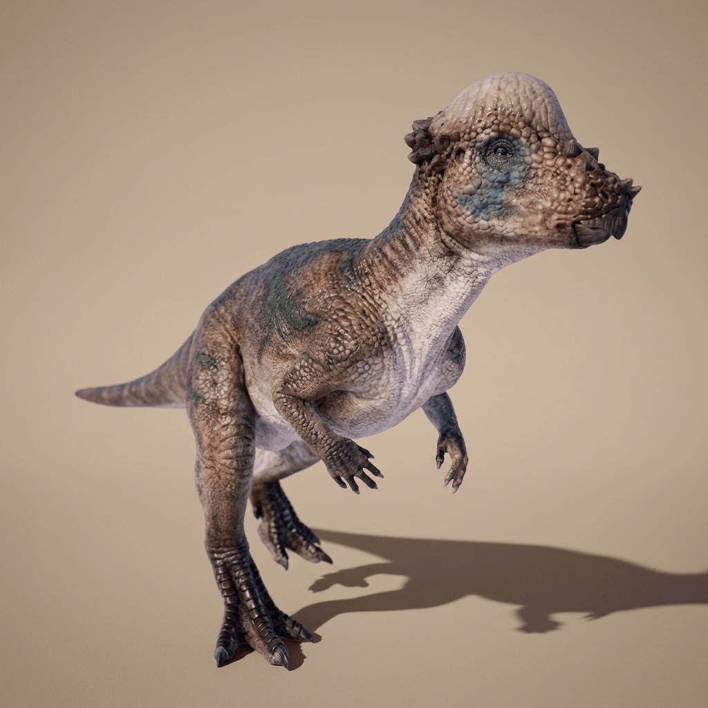 Dinosaur Art - Pachycephalosaurus - STL File