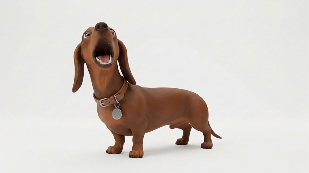 Dog Art - Dachshund - STL File