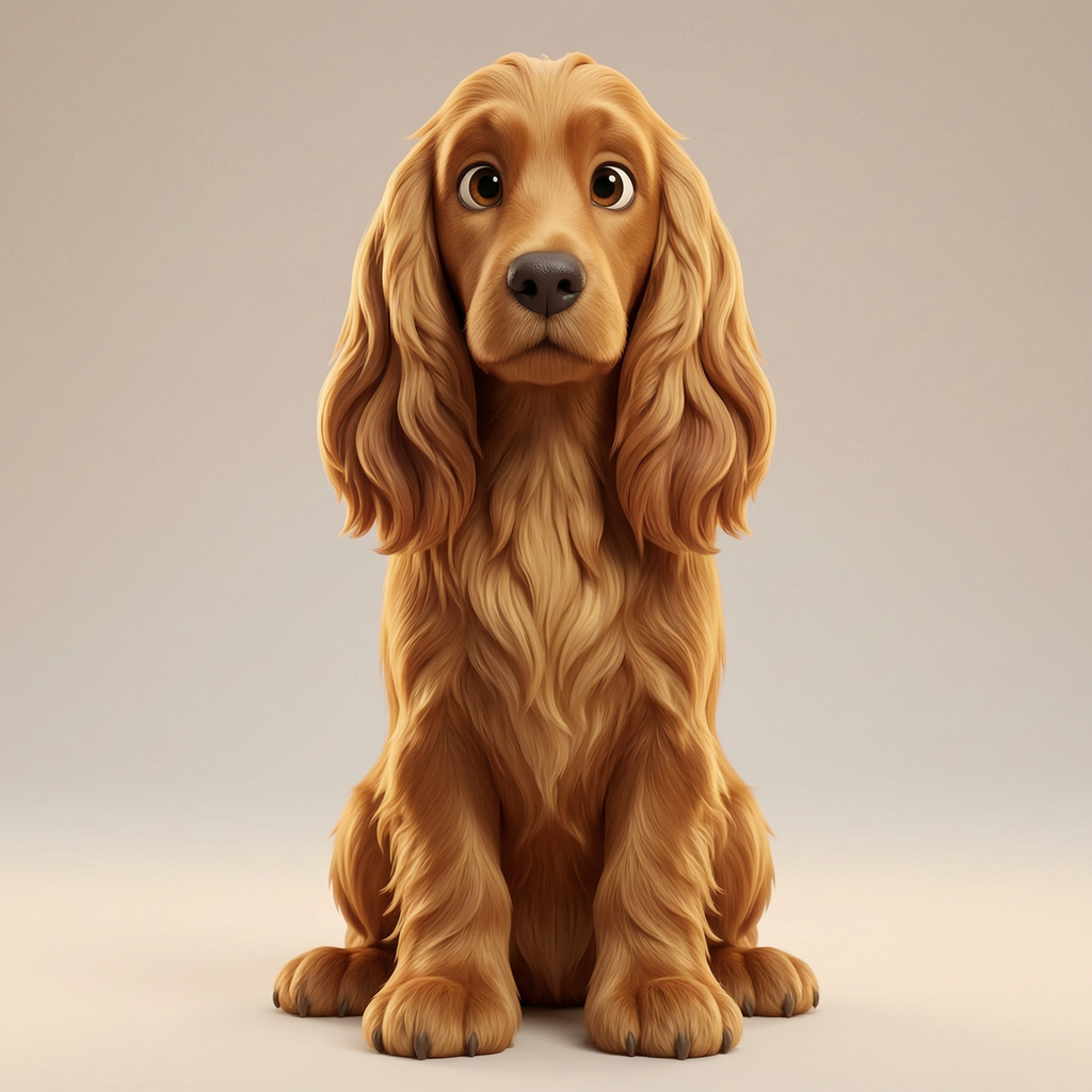 Dog Art - Golden Retriever - STL File