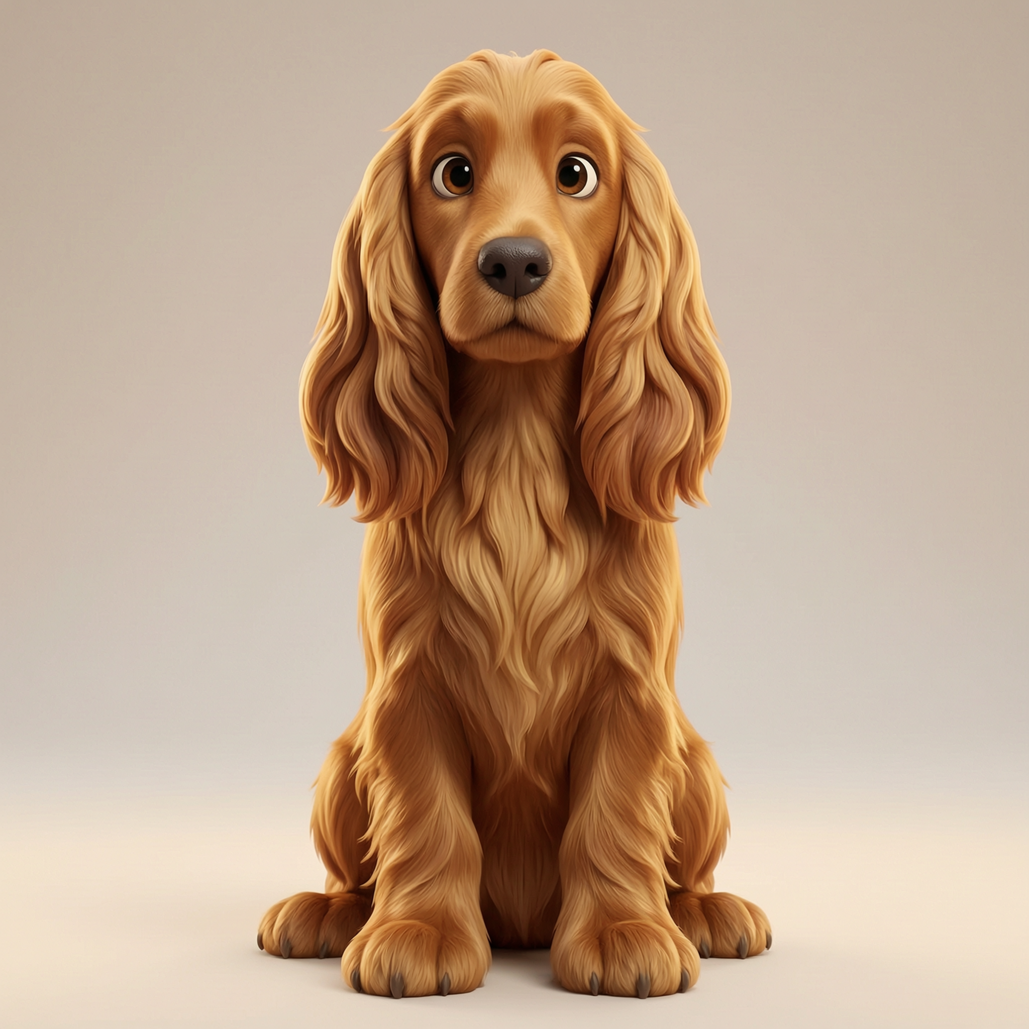 Dog Art - Golden Retriever - STL File