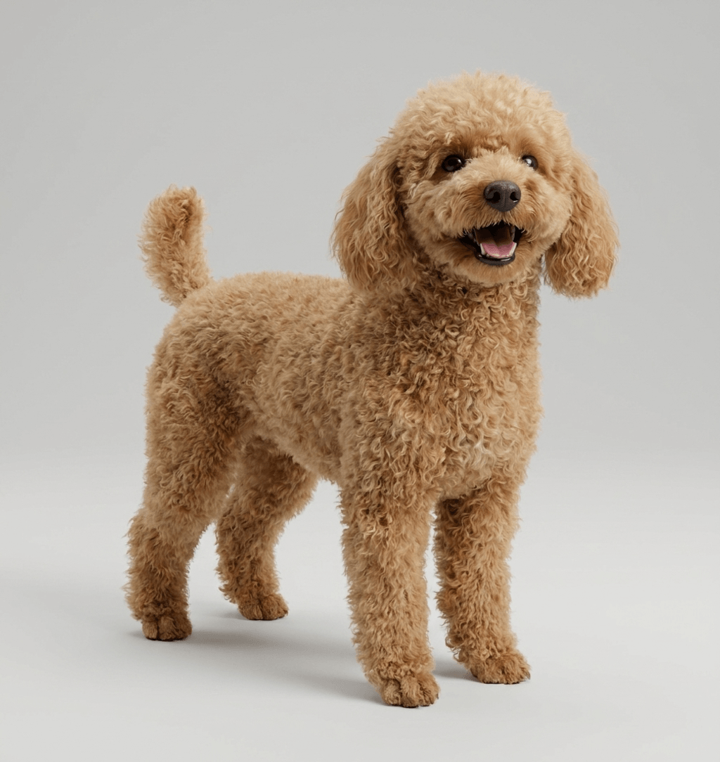 Dog Art - Miniature Poodle - STL File