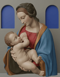 Famous Art - Madonna Lita - Leonardo Da Vinci - Late 15th Century - STL File