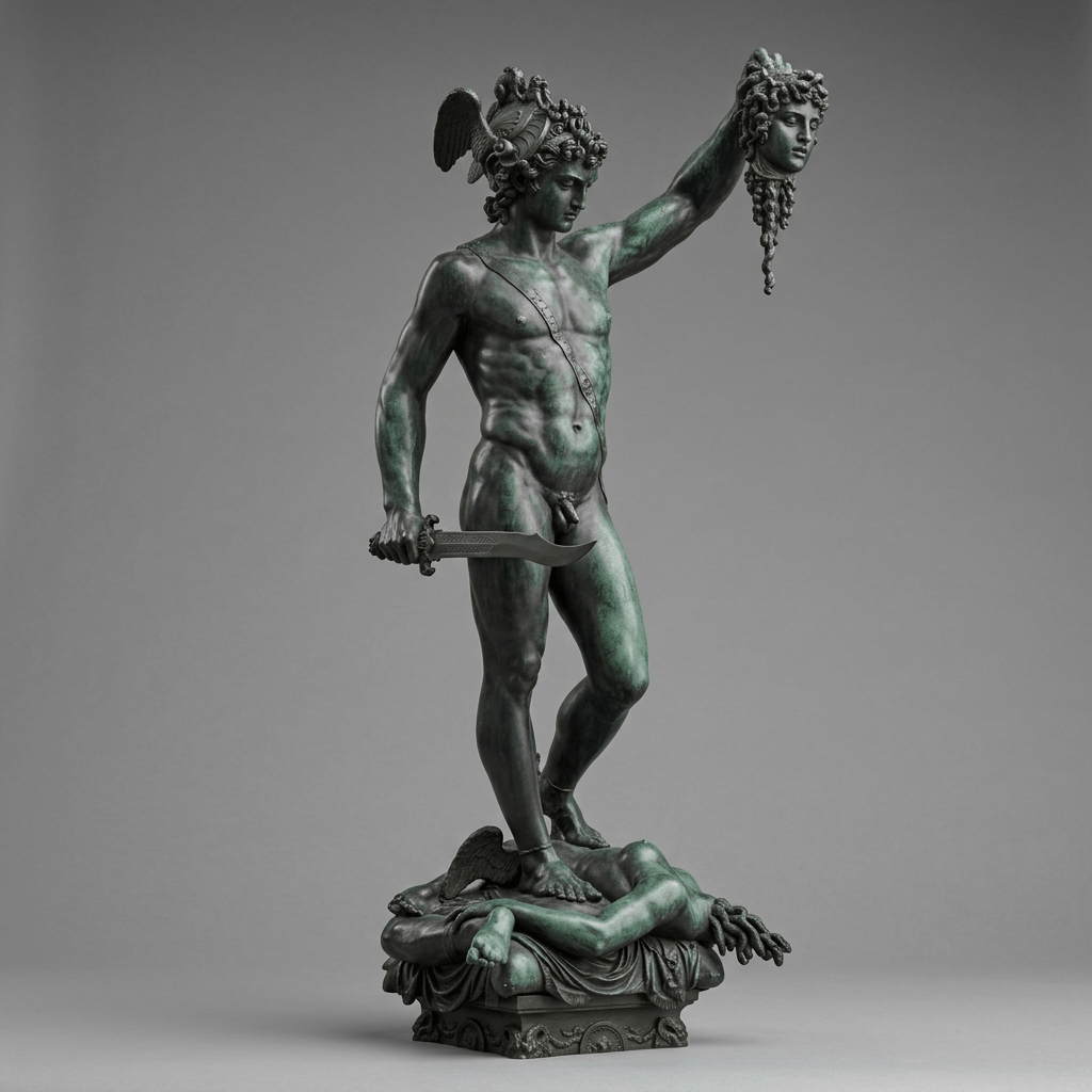 Famous Art - Perseus with the Head of Medusa - Benvenuto Cellini - 1545 - STL File