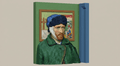 Famous Art - Self-Portrait with Bandaged Ear - Vincent Van Gogh - 1889 - STL File
