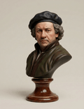 Famous Art - Self Portrait - Rembrandt - 1659 - STL File