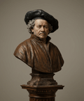 Famous Art - Self Portrait - Rembrandt - 1660 - STL File
