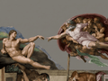 Famous Art -  The Creation of Adam - Michelangelo - 1511 - STL File