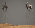 Famous Art - The  Elephants - Salvador Dali - 1948 - STL File