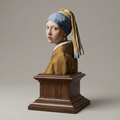 Famous Art - The Girl with the Pearl Earring - STL File