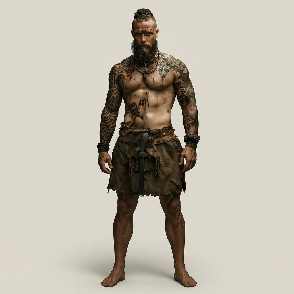 Fantasy Art - Barbarians - Guthere the Mighty - STL File
