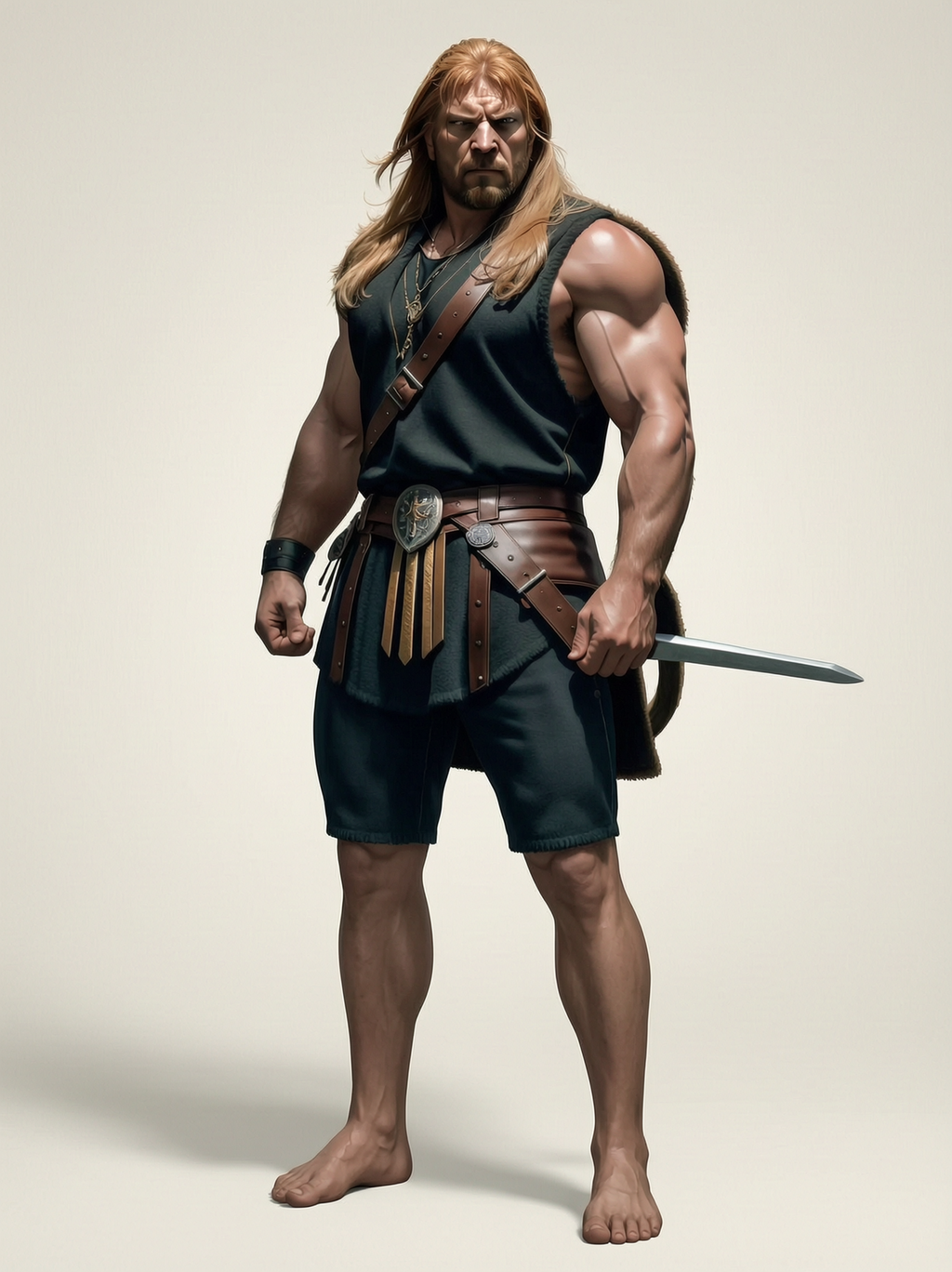 Fantasy Art - Barbarians - Sentrud of Bethany - STL File