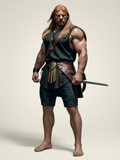 Fantasy Art - Barbarians - Sentrud of Bethany - STL File