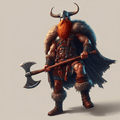 Fantasy Art - Barbarins - Leganthal the Betrayer - STL File