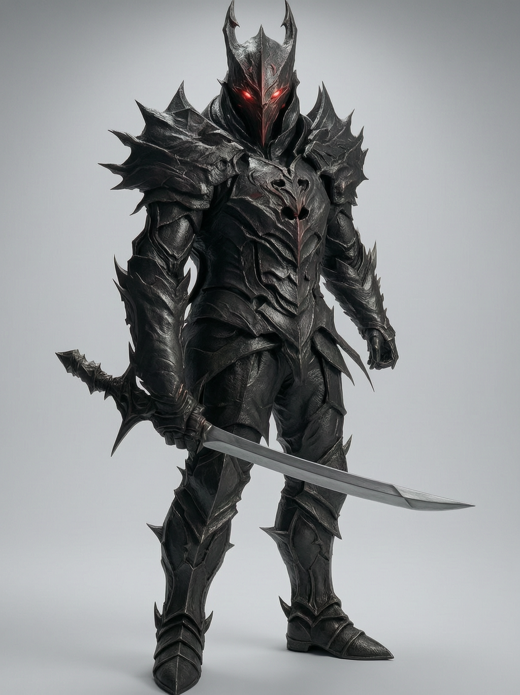 Fantasy Art - Dark Warrior - STL File