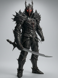 Fantasy Art - Dark Warrior - STL File