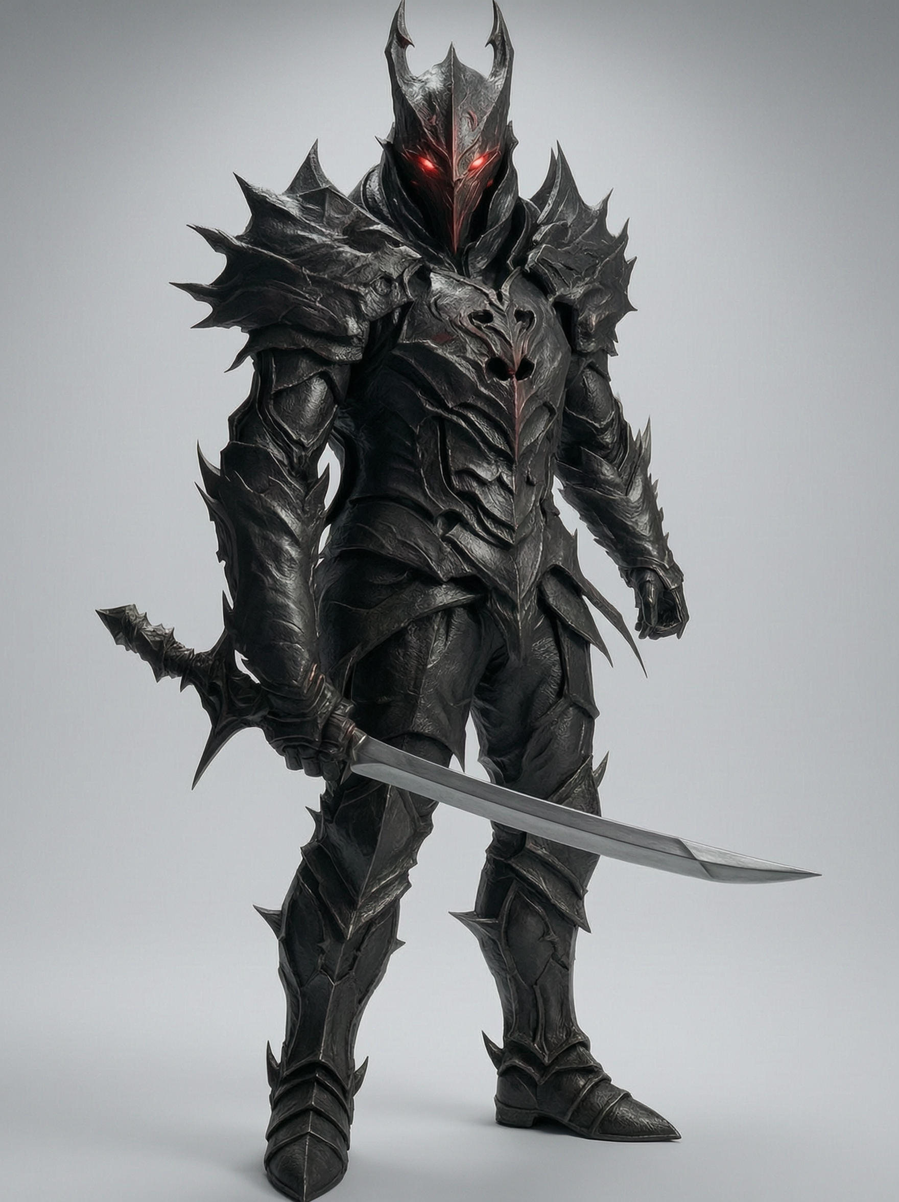 Fantasy Art - Dark Warrior - STL File