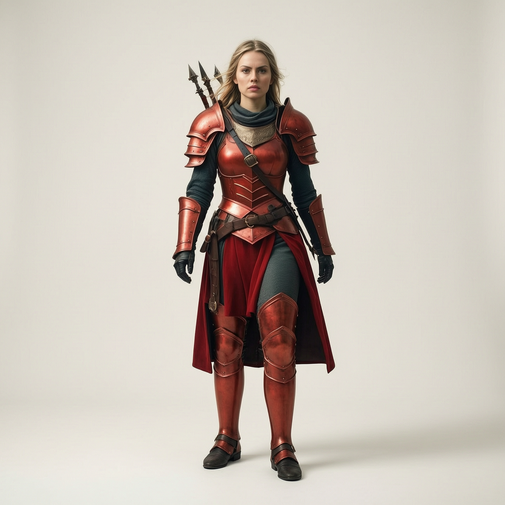 Fantasy Art - Female Archer - STL File