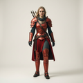 Fantasy Art - Female Archer - STL File