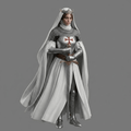 Fantasy Art - Female Holy Knight - STL File