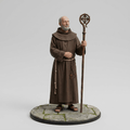 Medieval Art - Medieval Monk - STL File