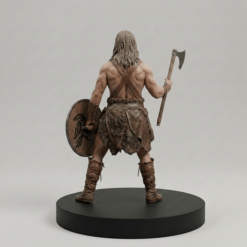 Fantasy Art-Barbarian Warrior - Ulriar - STL File