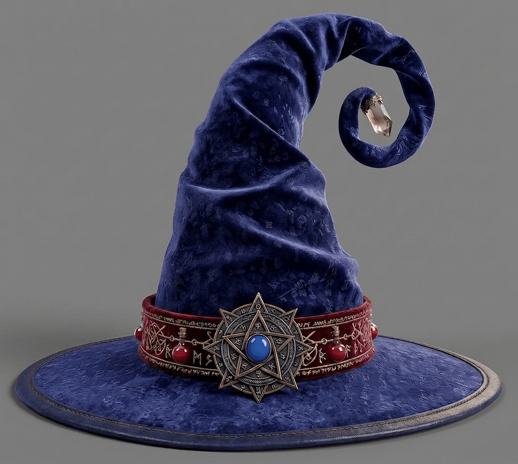 Fantasy Art - Wizard Hat - STL File