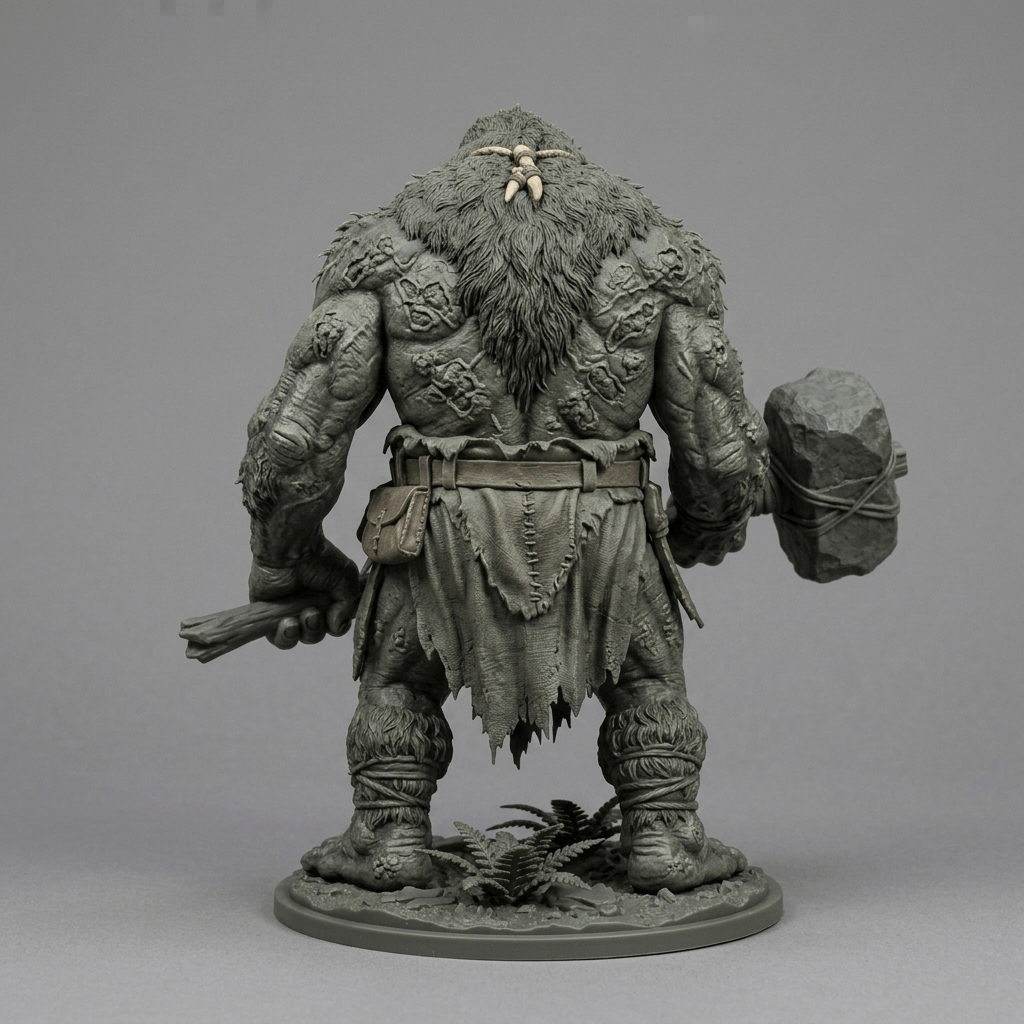 Fantasy Art - Woodland Troll - STL File