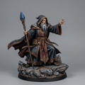 Fantasy Art - Zareth the Sorcerer - STL File