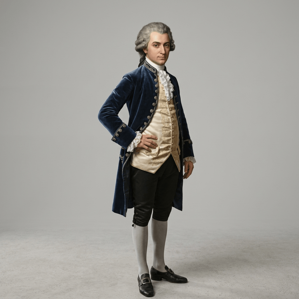 Historic Figures - Mozart - STL File
