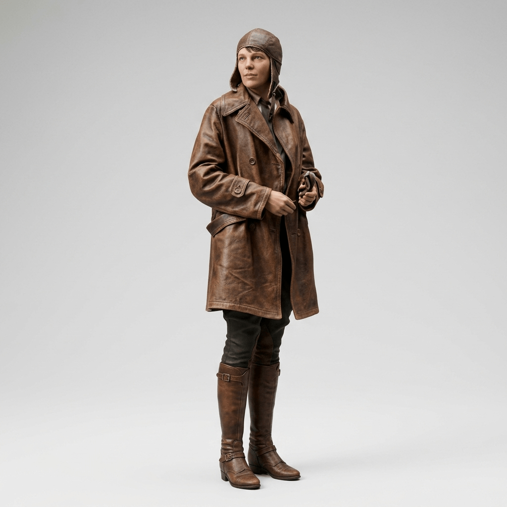 Historical Figures - Amelia Earhart - STL File
