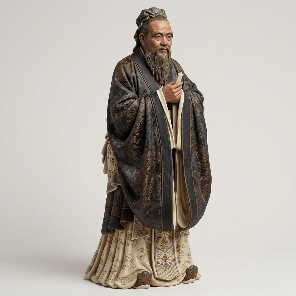 Historical Figures - Confucius - STL File