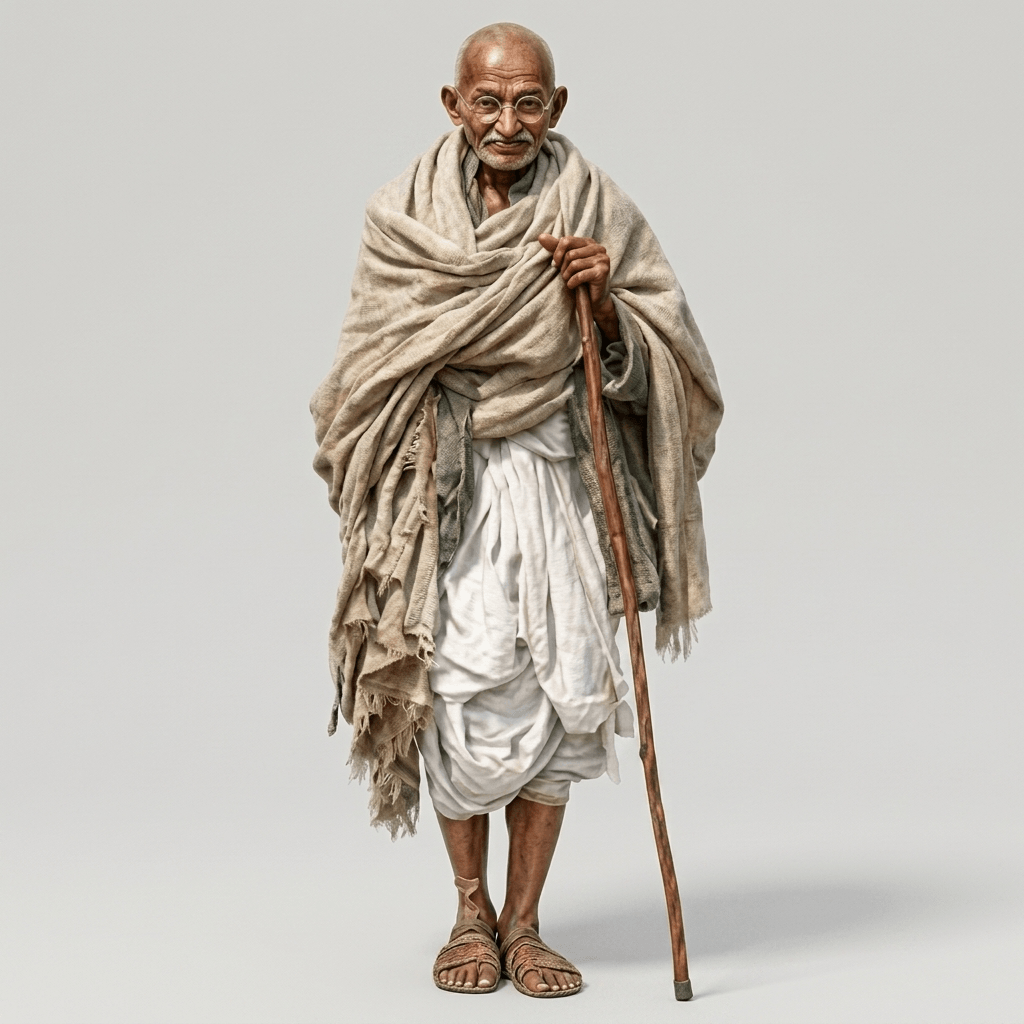 Historical Figures - Mahatma Gandhi - STL File