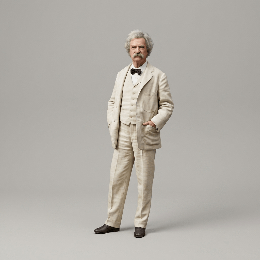 Historical Figures - Mark Twain - STL File