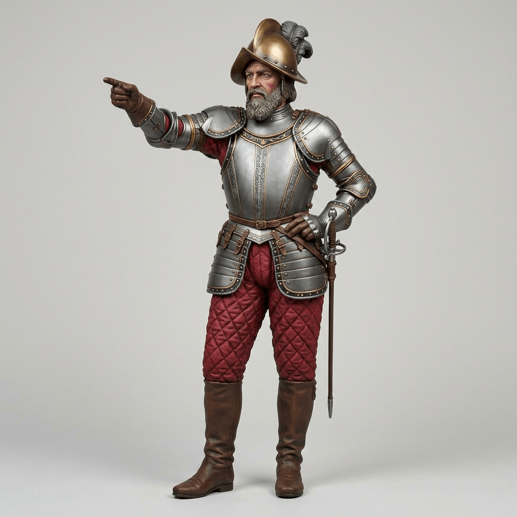 Historical Figures - Ponce De Leon - STL File