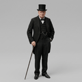 Historical Figures - Winston Churchill - STL File