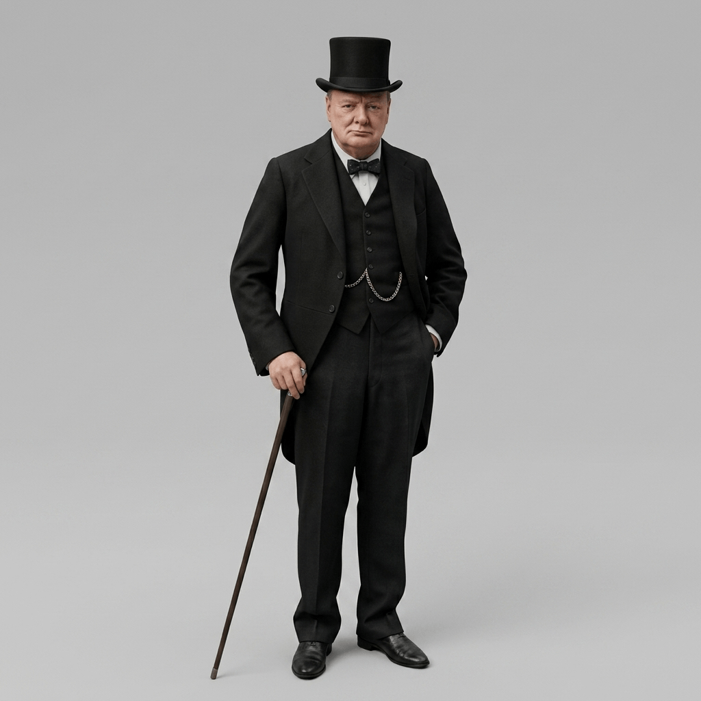 Historical Figures - Winston Churchill - STL File