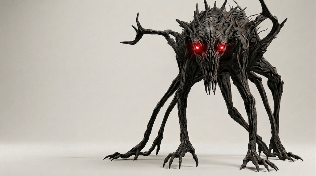 Horror Art - Demon Creature - STL File
