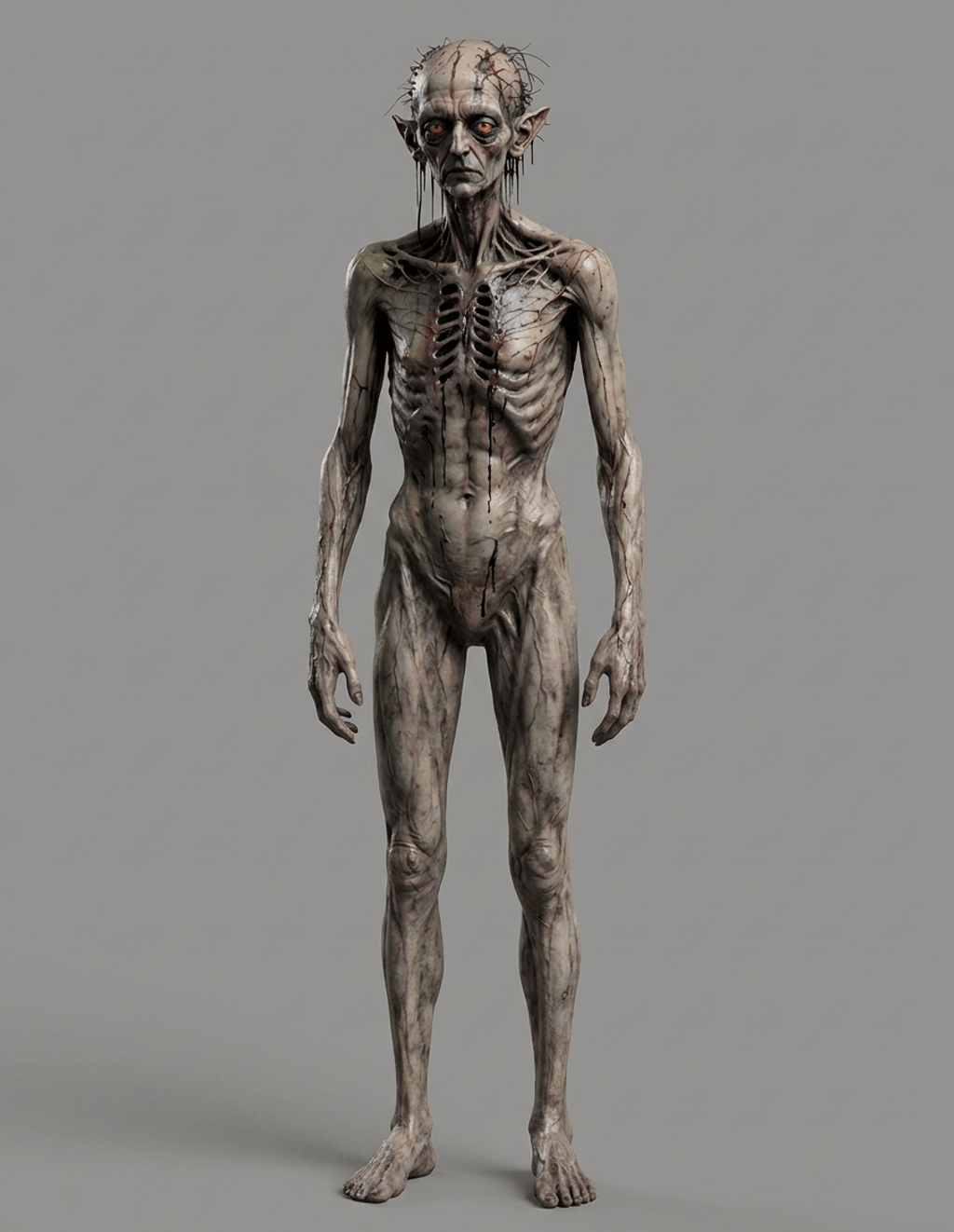 Horror Art - Elven Zombie - STL File