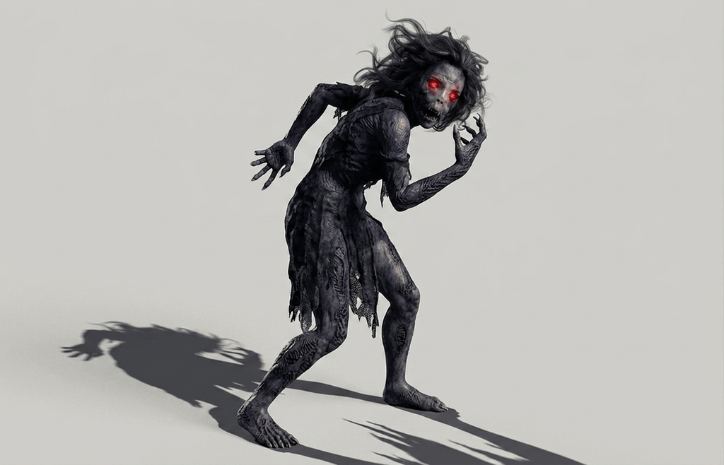 Horror Art - Female Demon - STL File