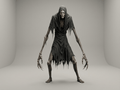 Horror Art - Long Arm Wraith Standing - STL File
