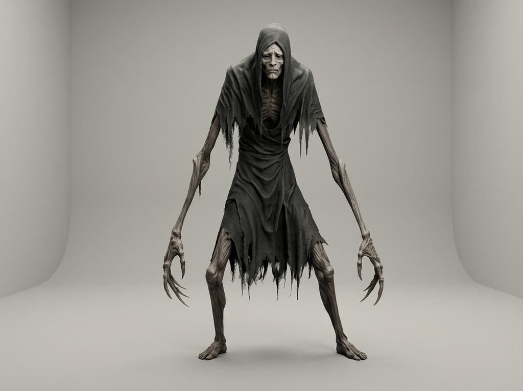 Horror Art - Long Arm Wraith Standing - STL File