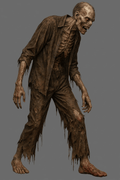 Horror Art - Lumbering Zombie - STL File